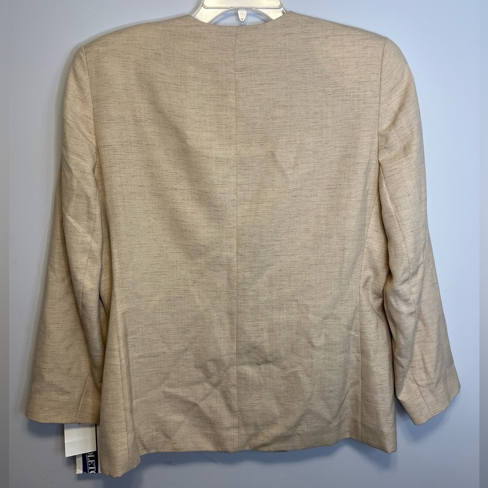 Pendleton NWT Vintage Linen Blend Petite Blazer Sz 14 in - Picture 7 of 7